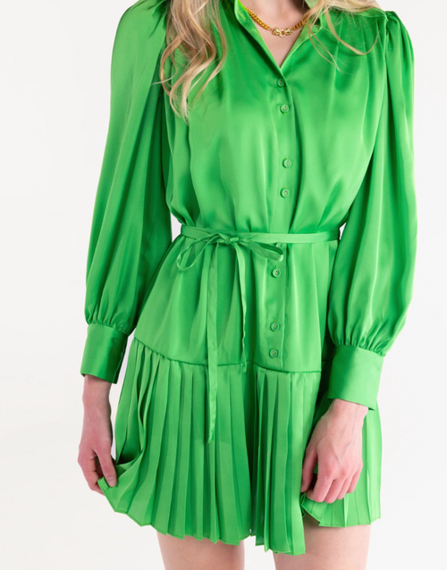 Reagan Dress in Lime