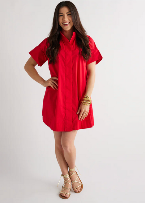 Margot Dress in Red