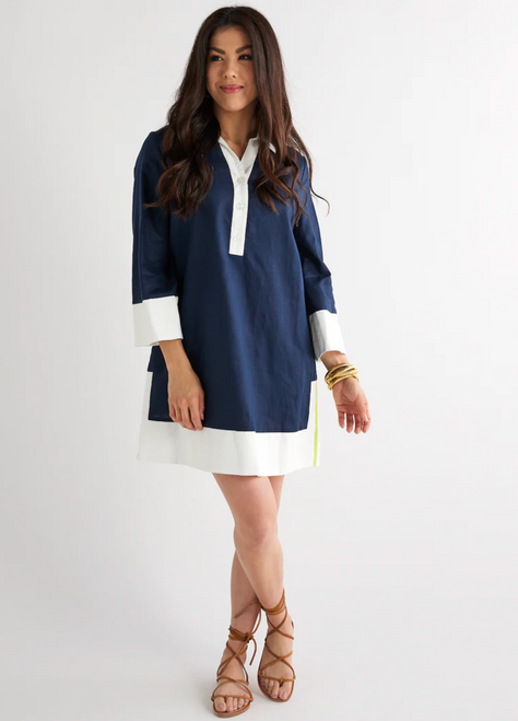 Carrie Dress in Navy