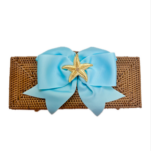 Colette Fluffy Bow Clutch