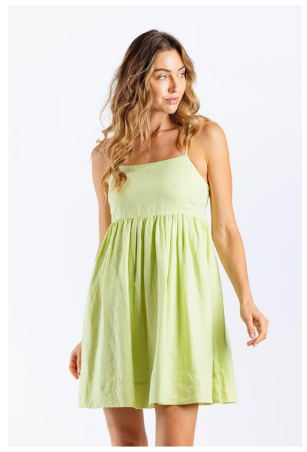 Kacey Dress in Lime