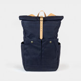Roll Top Backpack - Navy