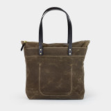 Zipper Tote - Tan