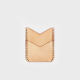 Vertical Card Wallet - Natural