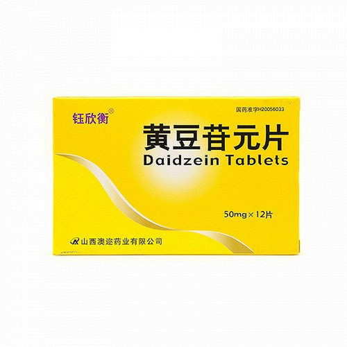 AOER YUXINHENG Daidzein Tablets For Hypertension 50mg*12 AOER YUXINHENG Daidzein Tablets For Hypertension 50mg*12