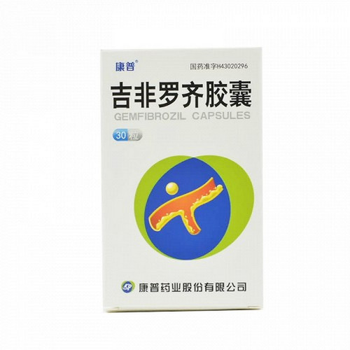 KANGPU Gemfibrozil Capsules For High Cholesterol 0.3g*30 KANGPU Gemfibrozil Capsules For High Cholesterol 0.3g*30