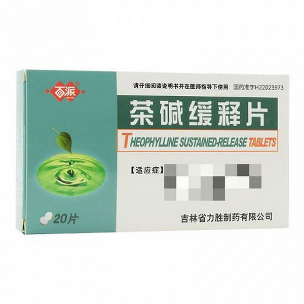 LISHENG BAIPAI Theophylline Sustained-release Tablets For Asthma 0.1g*20
