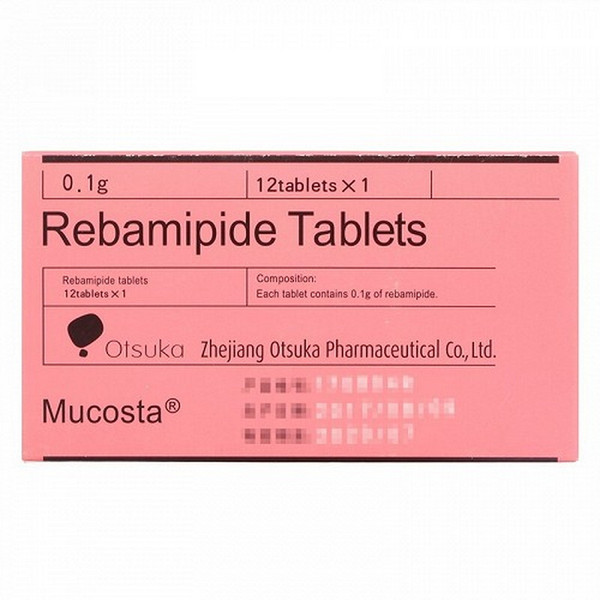OTSUKA MUCOSTA Rebamipide Tablets For Gastritis 100mg*12