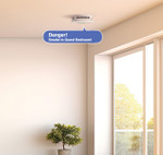 Talking alarm view of Rely Battery Operated Smoke Detector, Voice Alert & LED Ring, 10-Year Battery Talking alarm view of Rely Battery Operated Smoke Detector, Voice Alert & LED Ring, 10-Year Battery