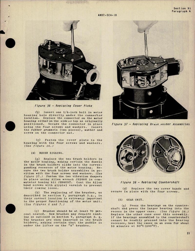 Operation, Service and Overhaul Instructions with Parts for Electric Direct Cranking Starters