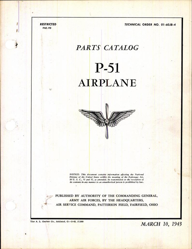 Parts Catalog for P-400, P-93D, D-1, D-2 and K-1 Airplanes