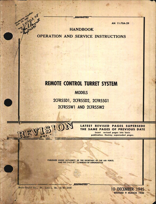 Overhaul Instructions for Azimuth Computer Type CP-35/APQ-31 - AirCorps  Library