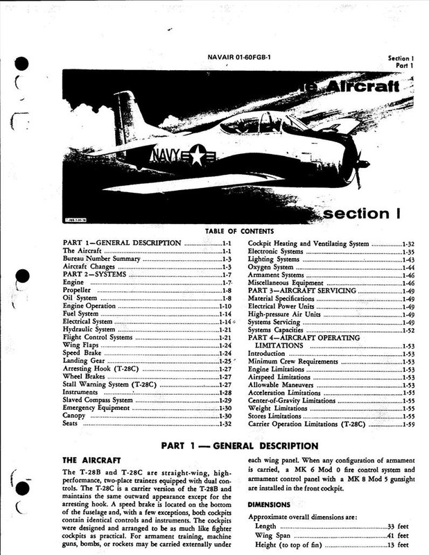 Natops Flight Manual - T-28B T-28C - AirCorps Library
