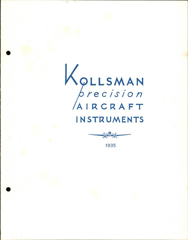 Kollsman Instruments Altitude Alert Device Computer Overhaul Manual Wi —  Essco Aircraft