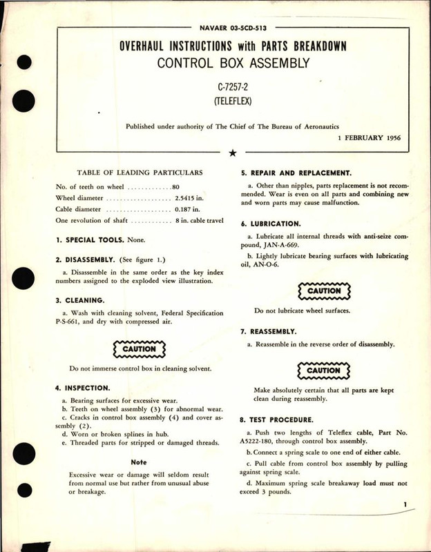 Overhaul Instructions for Flight Path Computer - Part 16002-2-C - AirCorps  Library