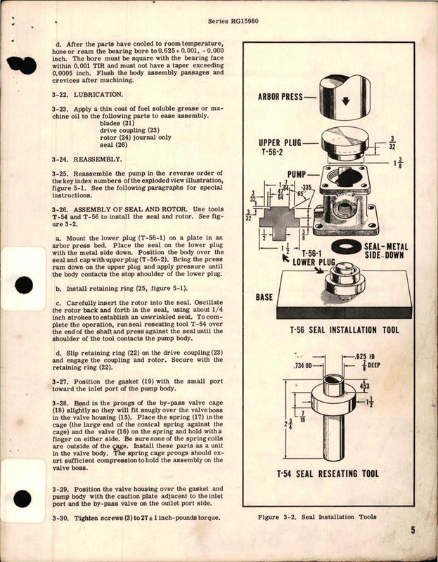 Overhaul Instructions with Parts Breakdown for Aircraft Engine Fuel