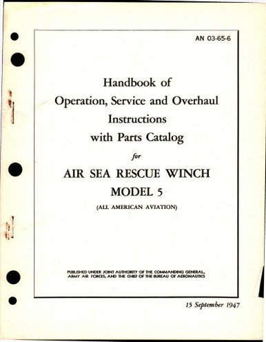 Operation, Service, & Overhaul Instructions with Parts Catalog for Type CH  Computer Models - AirCorps Library