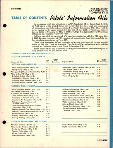Pilot's Information File [jan5studacor2a] - AirCorps Library