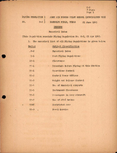 Numerical Indexes - AirCorps Library