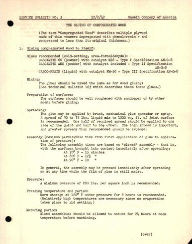 The Gluing of Compregnated Wood - AirCorps Library