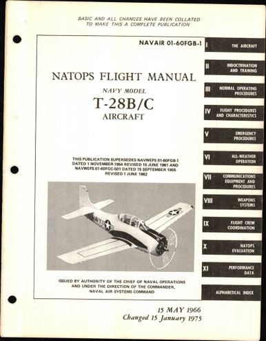 NATOPS Flight Manual for T-28B and T-28C Aircraft - AirCorps Library