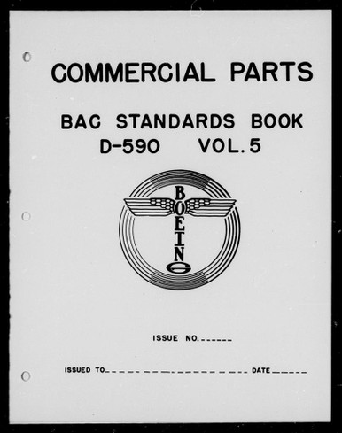 Commercial Parts Index - BAC Standards Book - AirCorps Library