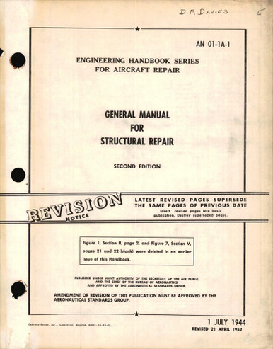 General Manual for Structural Repair [mar22misccbob3] - AirCorps Library