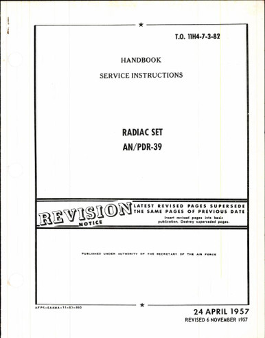 Service Instructions for Radiac Set AN/PDR-39 - AirCorps Library