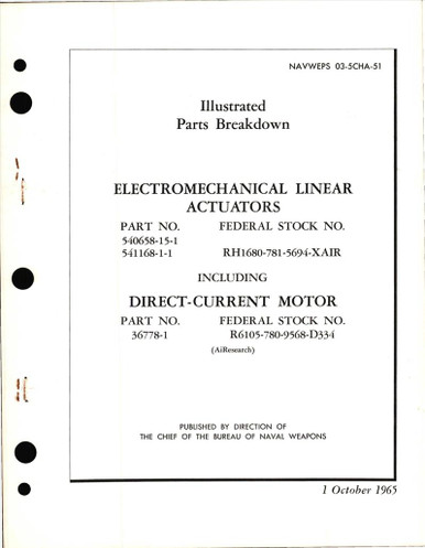 Illustrated Parts Breakdown for Electromechanical Linear Actuators