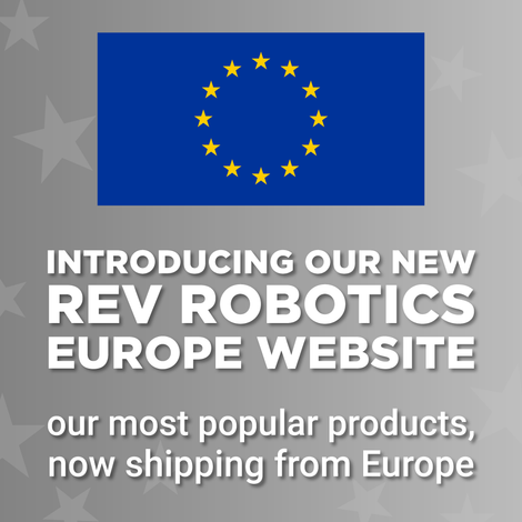 Welcome to the REV Robotics Europe Website!