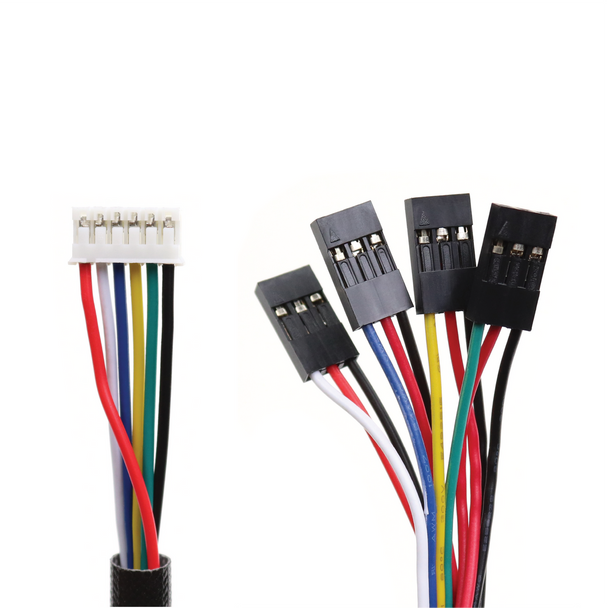 JST PH 6-pin to 4 Channel PWM Encoder Adapter Cable - 1m