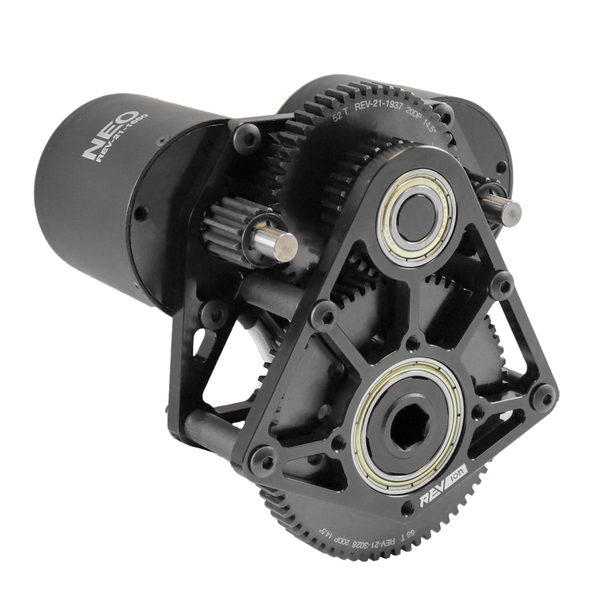 2 Motor Drivetrain Gearbox - Through Bore