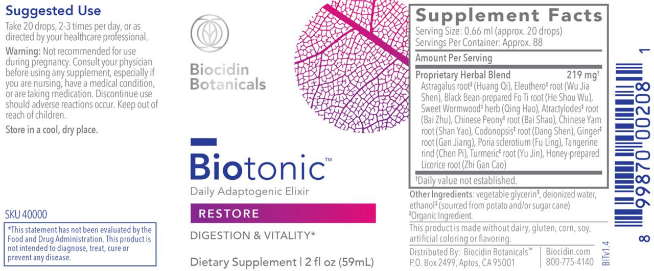 Bio-Botanical Research Biotonic 2 oz 