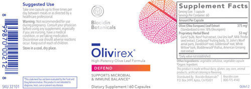 Bio-Botanical Research Olivirex Combination 60 caps 