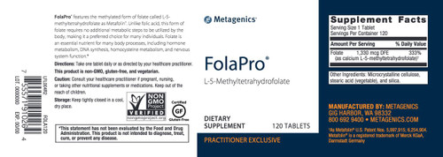 Metagenics FolaPro 120 vtabs 