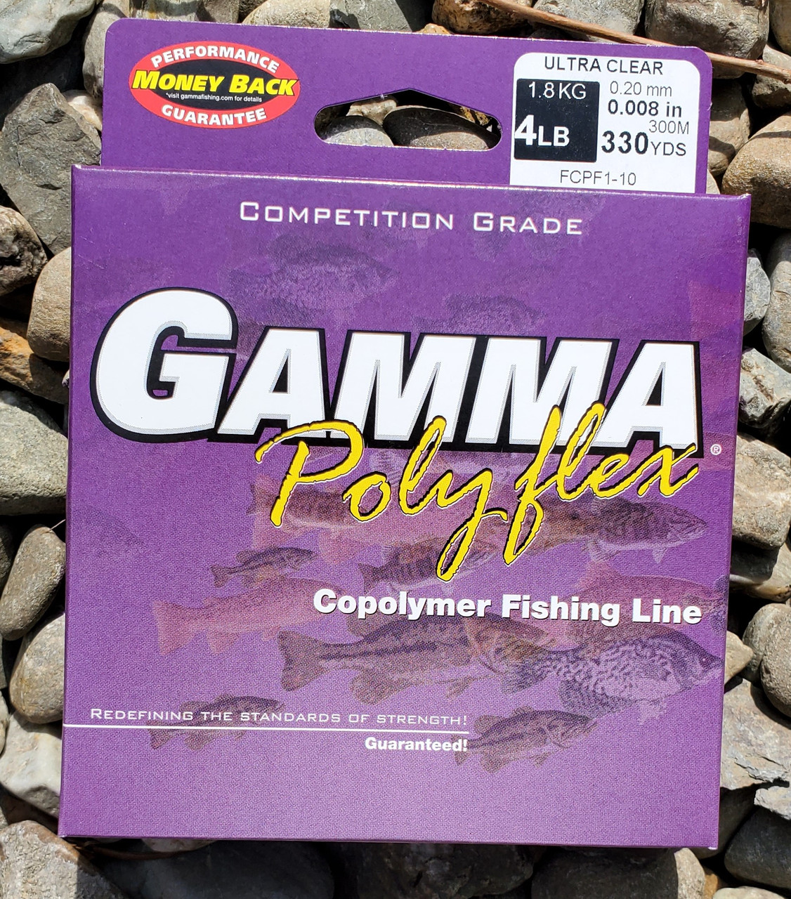 Gamma Polyflex Copolymer Ultra Clear Fishing Line 300 yards