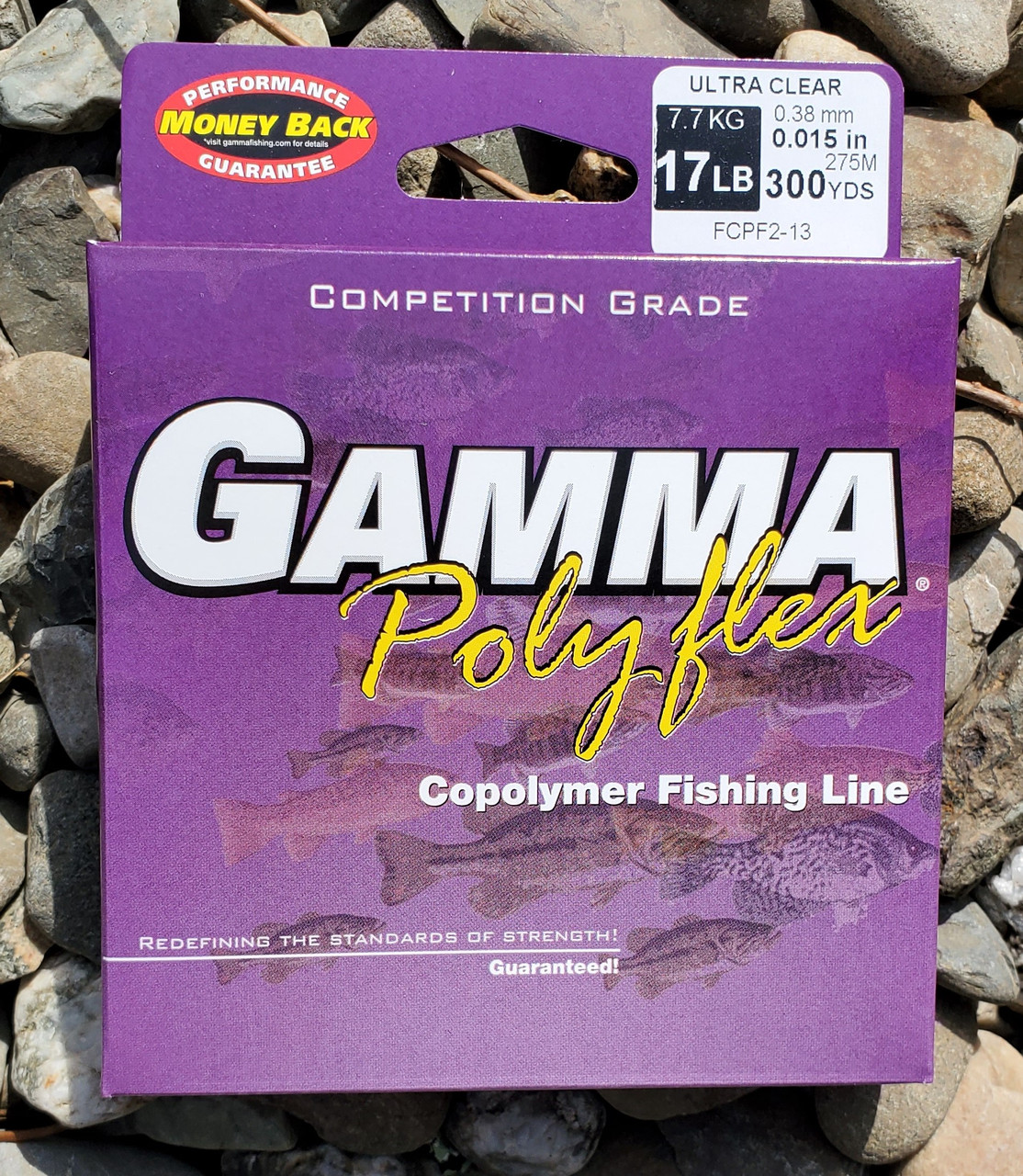 Gamma Polyflex Copolymer Ultra Clear Fishing Line 300 yards
