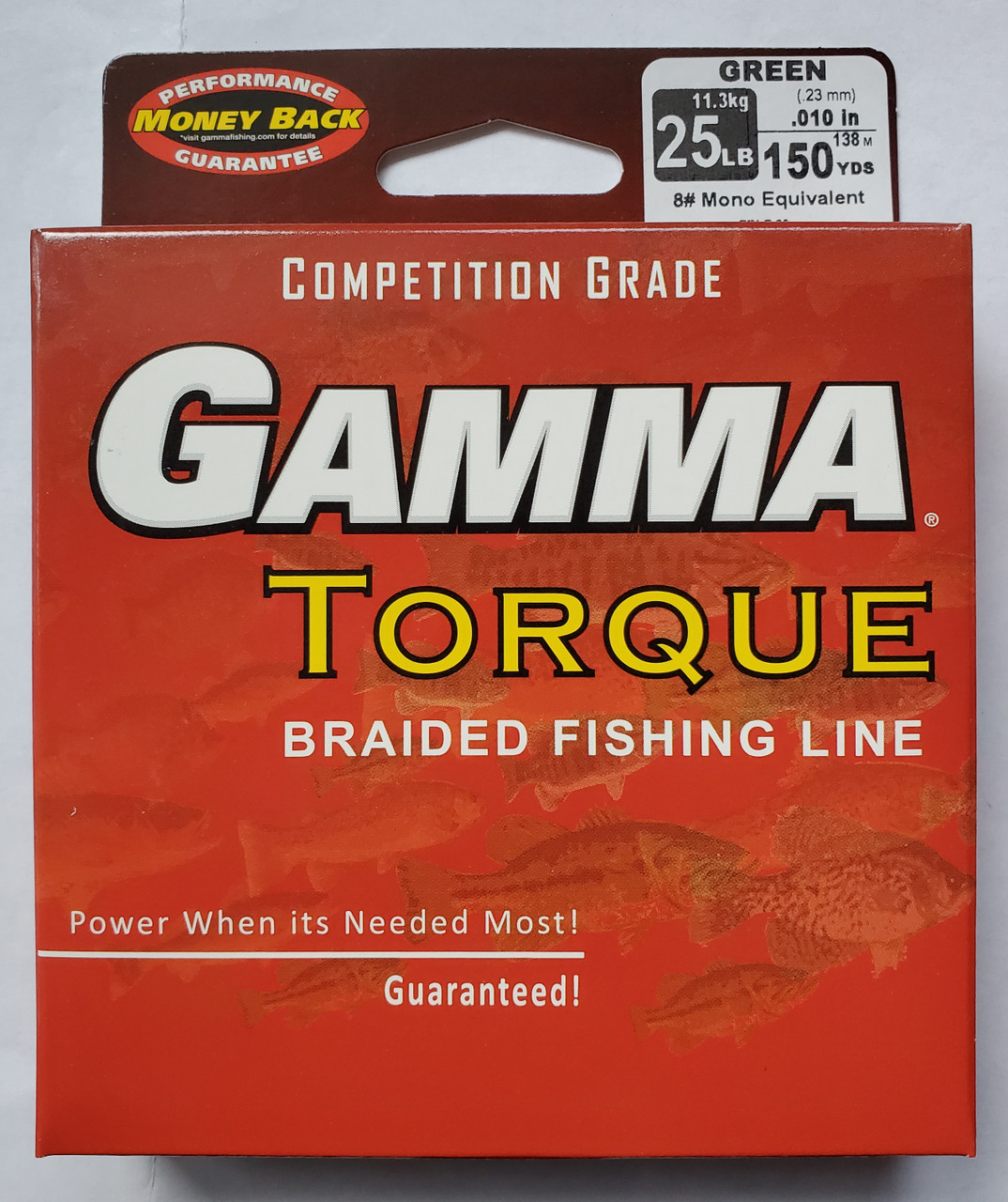 Gamma Torque Braided Fishing Line 150 yards Green - NYCeFISHING