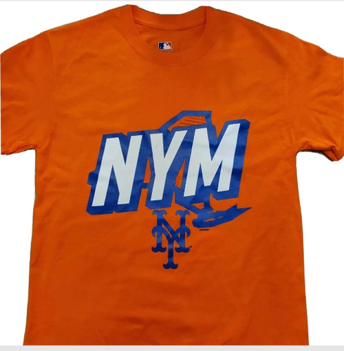 MLB New York Mets Adult T-Shirt • NYM • Orange 