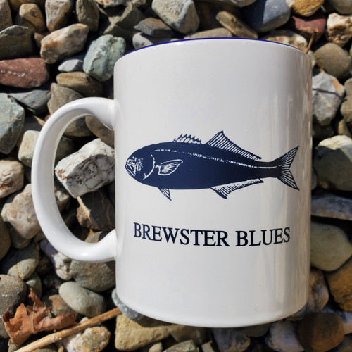 Brewster Blues Bluefish Ceramic Coffee Mug