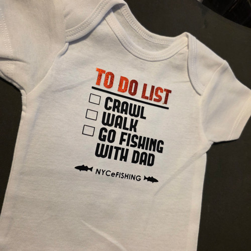 NYCeFISHING To Do List Bodysuit