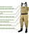 Frogg Toggs Durable PVC Rana II Stocking Foot Chest Waders