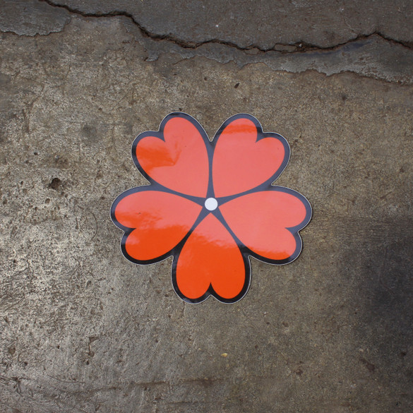 3" Flower Sticker