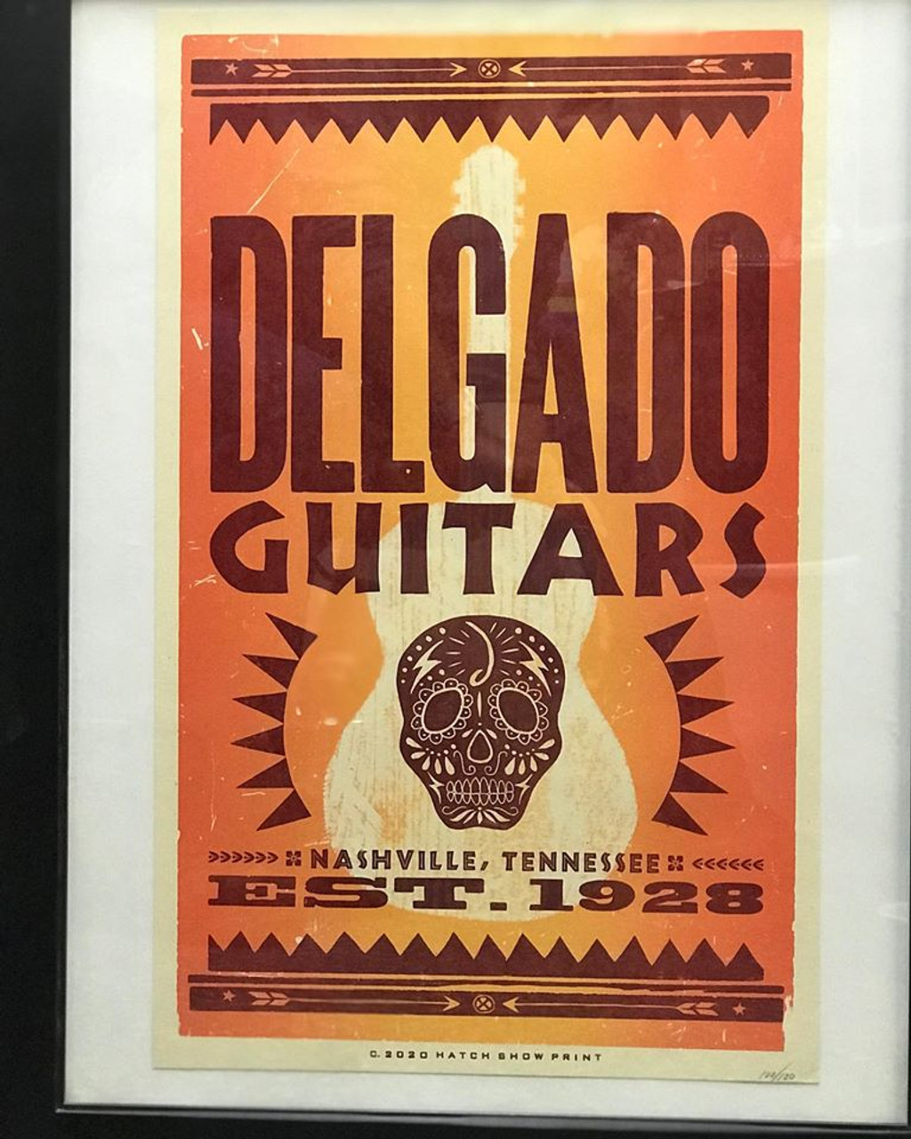 pix Hatch Show Print Frame custom delgado hatch show print collectable
