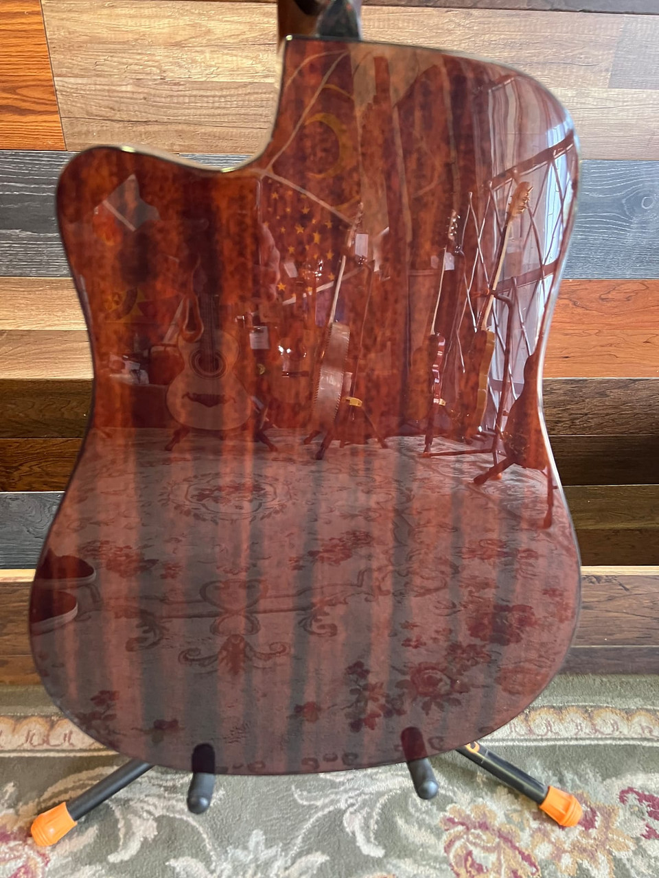 Recording King RD-G6-CFE5 G6 Series Solid Top Dreadnought Cutaway