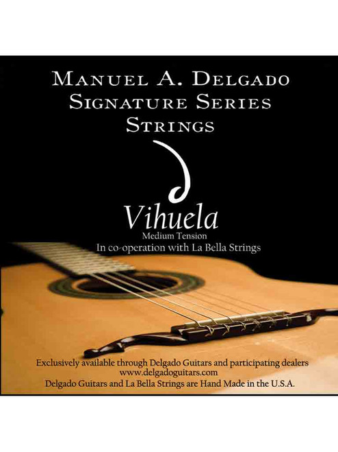 Delgado Vihuela Signature Strings Medium Tension (Clear)