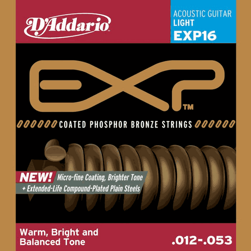 EXP17 D'Addario Phosphor Bronze Medium Guitar Strings