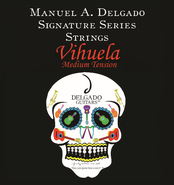 Delgado Vihuela Signature Strings Medium Tension (Clear)
