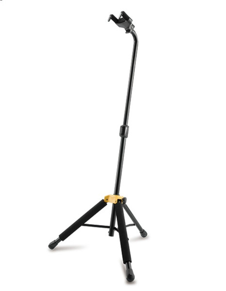 Hercules PLUS Series Universal AutoGrip Guitar Stand with Specially Formulated Foam Padding on Legs