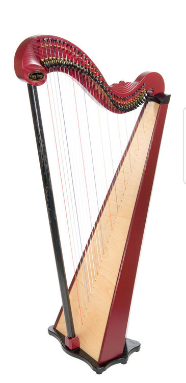 harp music clipart galore